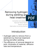 Removing Hydrogen During Welding and Heat Treatment