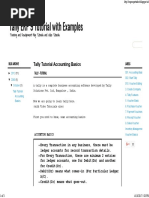 Tally ERP 9 Tutorial With Examples