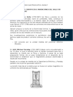 Aprotaciones de Cientificos e Invenciones Del Siglo Xx en La Electricidad