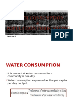 Water Quantity & Population Esimation