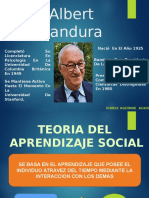 Albert Bandura Teoria Social Del Aprendizaje