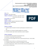 Proiect Didactic Bucuresticapitala Romaniei