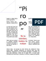 Según La Real Academia Española El Significado de Piropo Es El Siguiente