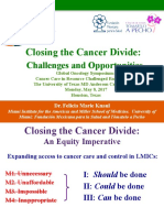 Closing the Cancer Divide:  Challenges and Opportunities