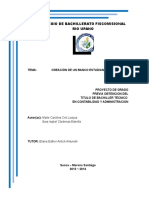 Proyecto de Creacion de Banco Estudiantil