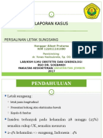 PPT-Lapsus Persalinan Letak Sungsang