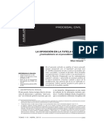 DERECHO PROCESAL CIVIL III - Luis Alfaro. Oposición MC.