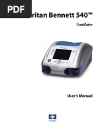 PB 540 Ventilator User Manual