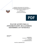 PLAN de Energia Geotermica