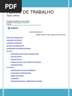 Plano de Trabalho