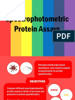 E4 Spectrophotometric Protein Assays