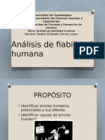 Análisis de Fiabilidad Humana