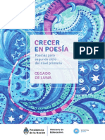 Crecer en Poesía Cegado de Luna Segundo Ciclo Primaria PDF