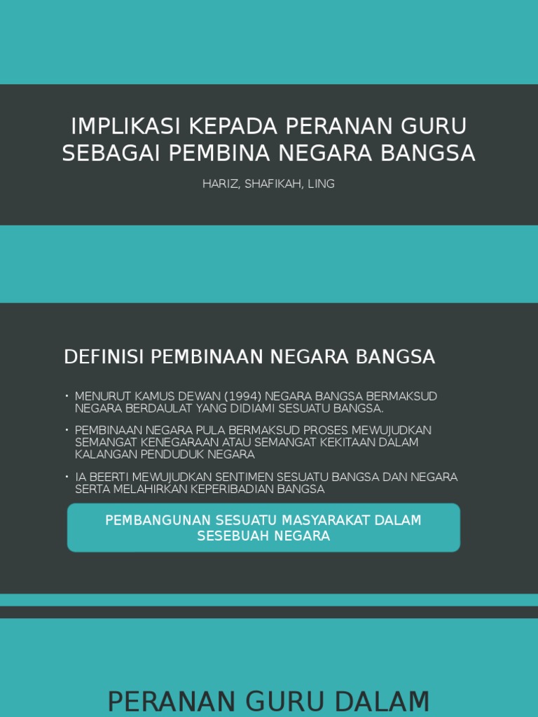 Guru Pembina Negara Bangsa