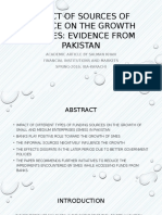 Impact of Finance Sources on SME Growth in Pakistan