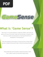 Game Sense Powerpoint