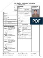 NCERT Common Entrance Examination (CEE) 2017: Application Form