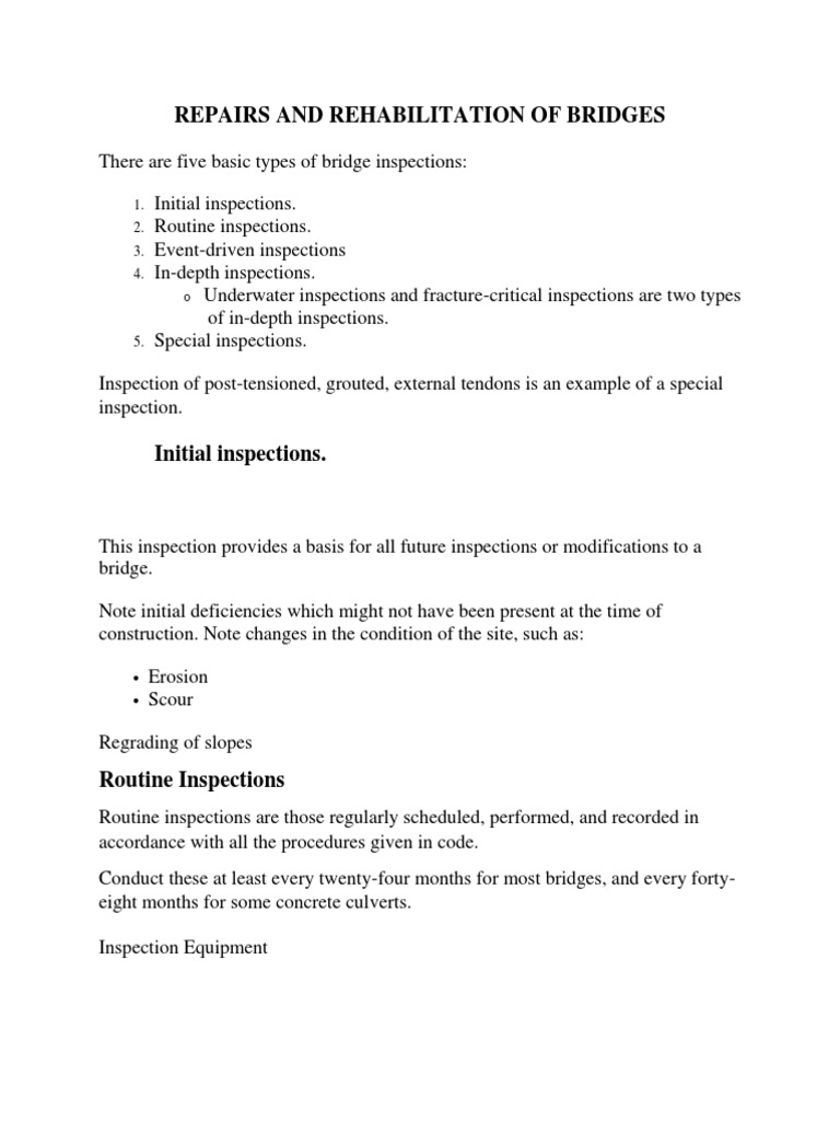 Repairs and Rehabilitation of Bridges PDF | PDF | Ultrasound | Concrete