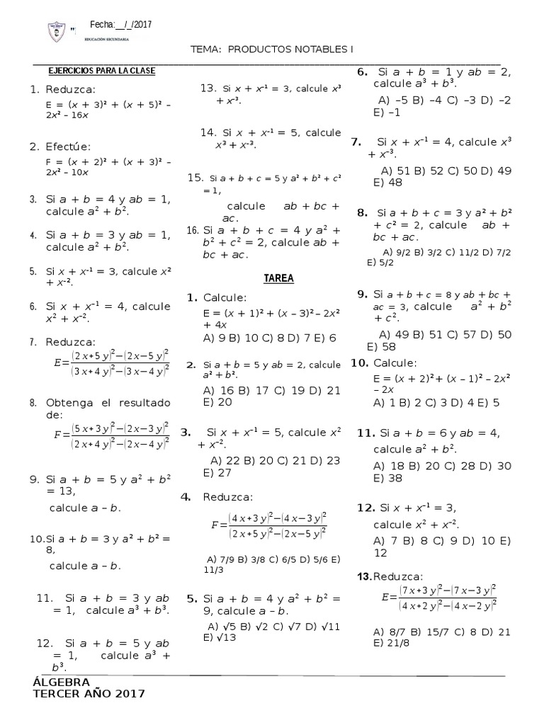 Algebra intelligence overview