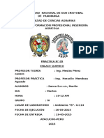 INFORME DE QUIMICA N° 5