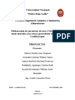 Elaboración de néctar de uva y maíz morado de Lambayeque con alta calidad nutricional