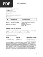 Marcella Kennedy Curriculum Vitae