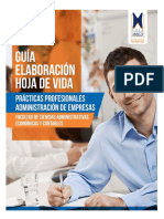 Guia Elaboraciòn Hoja de Vida