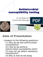 Antimicrobial Susceptibility Testing FK 2012