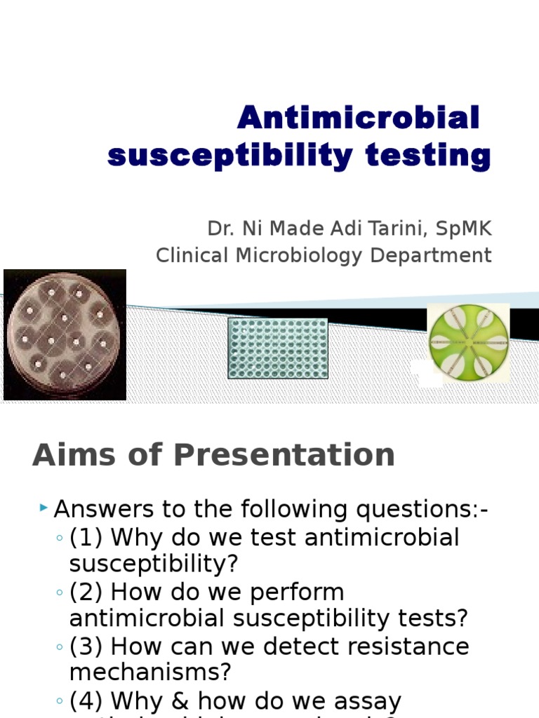 Antimicrobial Susceptibility Testing FK 2012 | PDF | Clinical Pathology ...