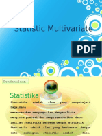 Statistika Multivariat