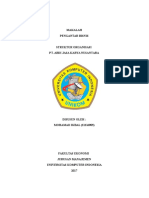 Struktur Organisasi PT Abdi Jasa