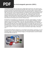 Motionless Electromagnetic Generator (MEG)