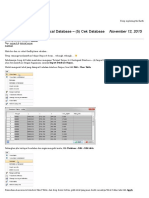 Tutorial Surpac 6.4 Geological Database - (5) Cek Database