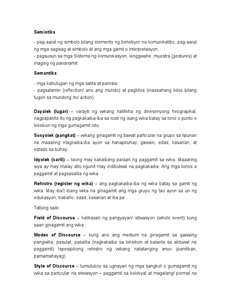 Wika | PDF