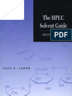 The HPLC Solvent Guide 2nd Edition (Paul C. Sadek)