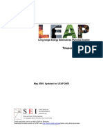LEAP Training: Long-range Energy Planning