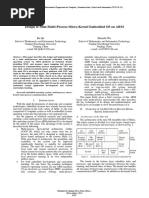 Design of Mini Multi-Process Micro-Kernel Embedded OS On ARM