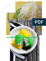 Es Pancake Durian Toping Keju