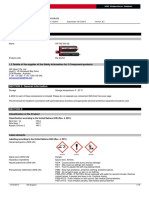 Safety Data for 2-Part Epoxy Adhesive