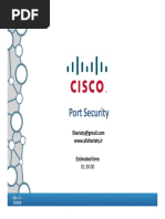 CCNA 07 Port Security