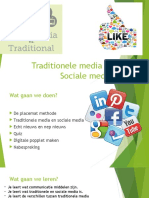 Les 2 Traditionele Media Vs Sociale Media