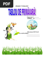 Primavara Fisa Cunoasterea Mediului