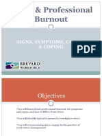 Stress and Professional Burnout