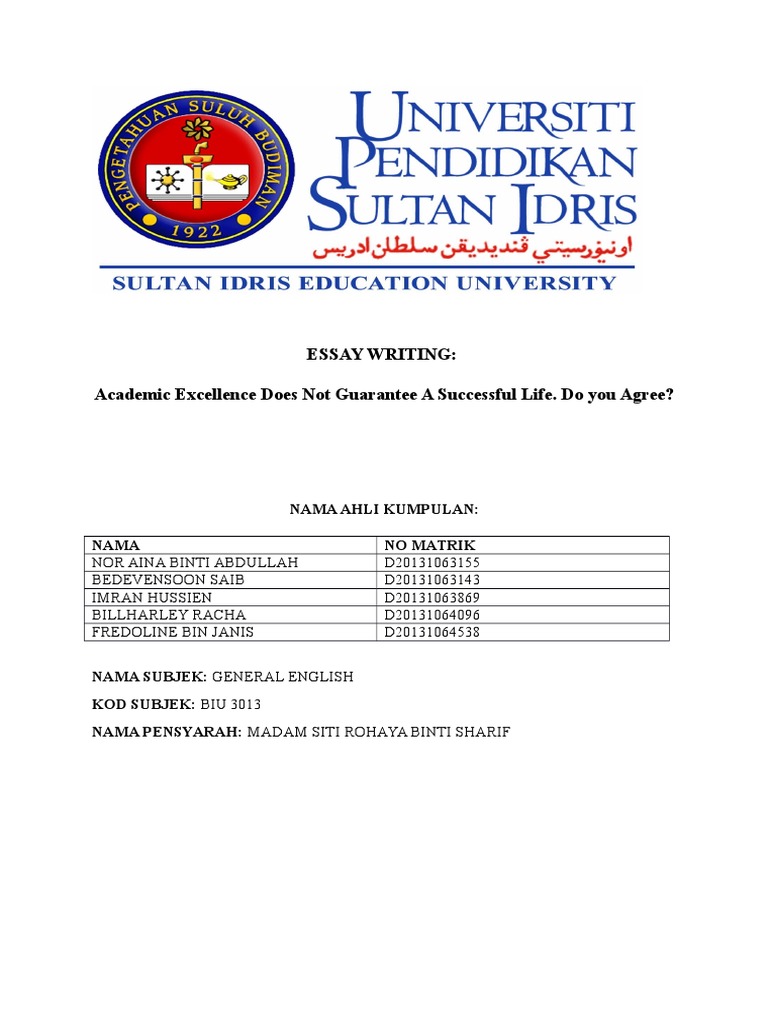 Essay Writing Ge Thesis Cognition