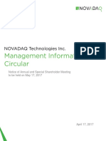 Novadaq Management Information Circle