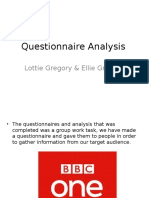 Questionnaire Analysis