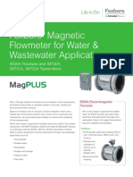 Foxboro Magnetic Flowmeter For Water & Wastewater Applications