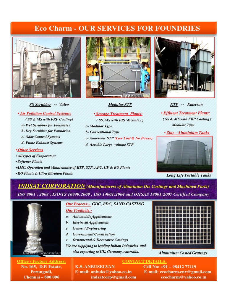 Eco Charm Services for Foundries | PDF