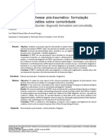 Transtorno de Estresse Pós-Traumático: Formulação Diagnóstica e Questões Sobre Comorbidade