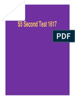 S5 Second Test 1617